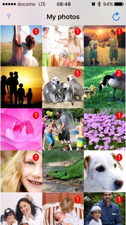 Popye - You can put balloons on photos