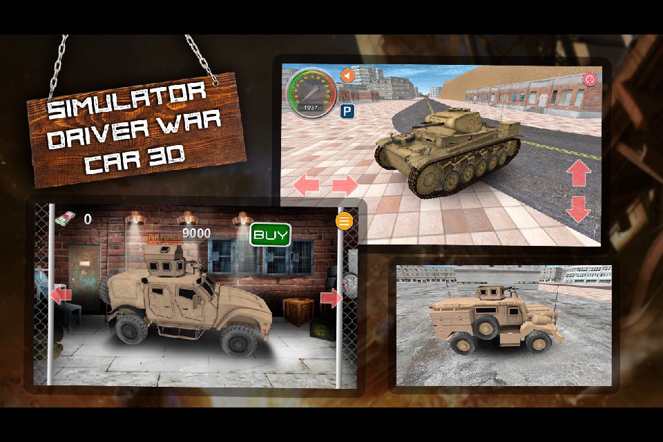 Симулятор Вождение Война 3D screenshot 2
