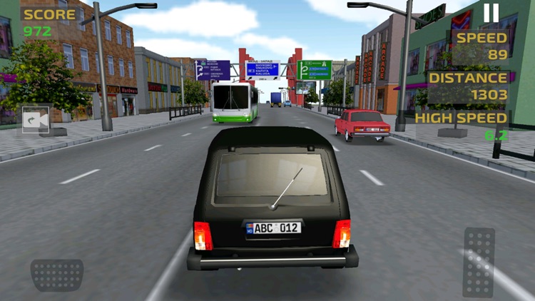 Russian traffic 3D