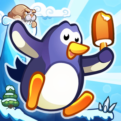 Hopping Penguin: Ice Cream Adventure Icon