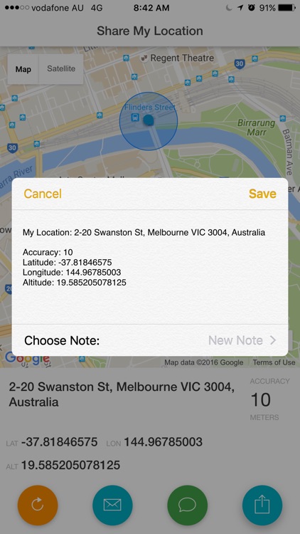 Where Am I: Share My Location by Text or Email screenshot-3