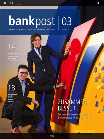 bankpost Mitarbeitermagazin screenshot 3