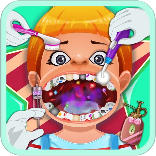 Children's hospital dental surgery simulation, dental emergency doctor small game Icon