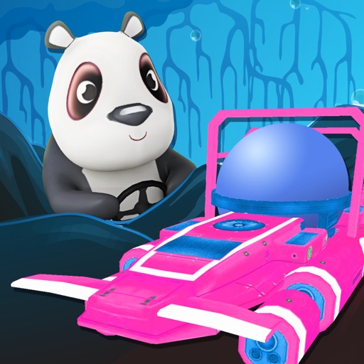 Panda Submarine Reef Racer - FREE - 3D Underwater Express Icon