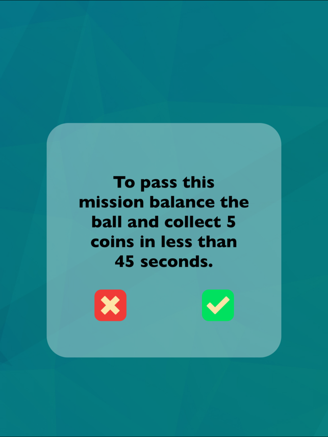 Balancing Ball Act, game for IOS