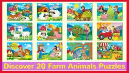 Game screenshot Farm Animals Jigsaw Puzzles Games HD Free For Kids mod apk