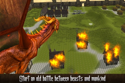 Monster Dragon War: Dragons in village of warriors 'A fighting game' screenshot 2