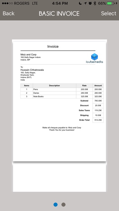 buy invoice