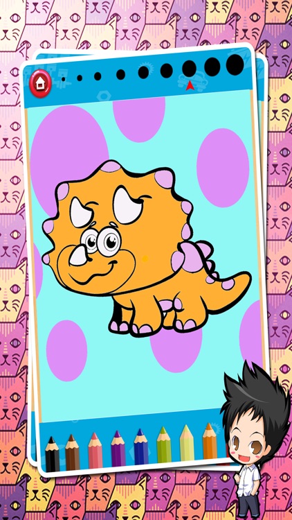 Coloring Book Dinosaurs Painting screenshot-3