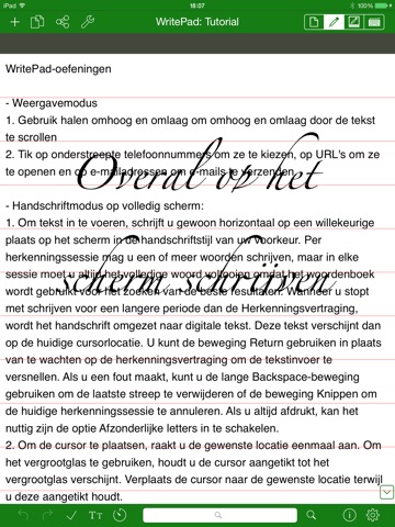 WritePad Nederlands screenshot 3