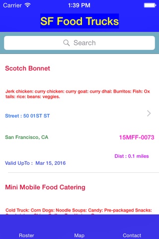 FoodTruckSF screenshot 2