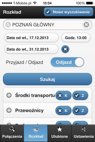 Rozkład Kolejowy screenshot 4