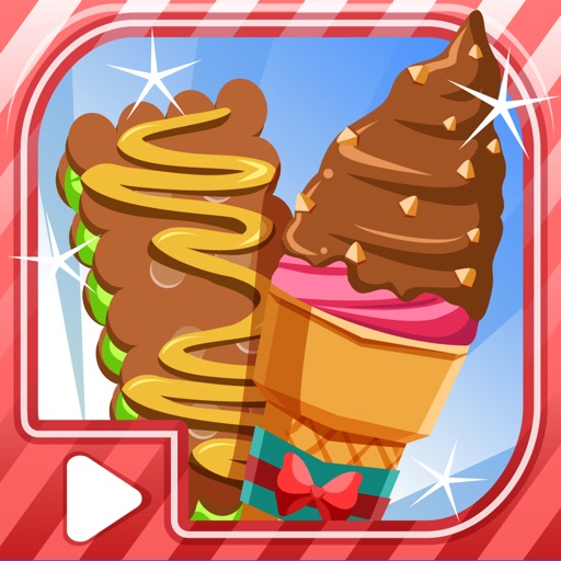 Make Yummy Frozen Desserts : Frozen Treats Ice-Cream Cone Creator iOS App