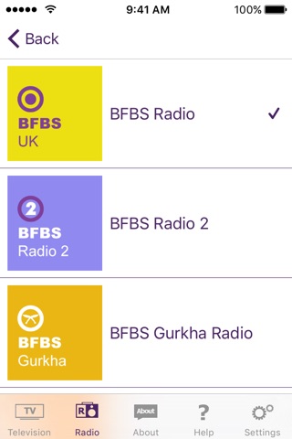 BFBS TV Player screenshot 3