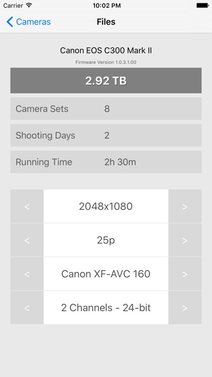 Camera Files