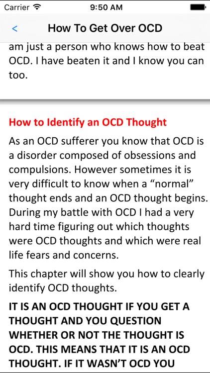 How To Get Over OCD.