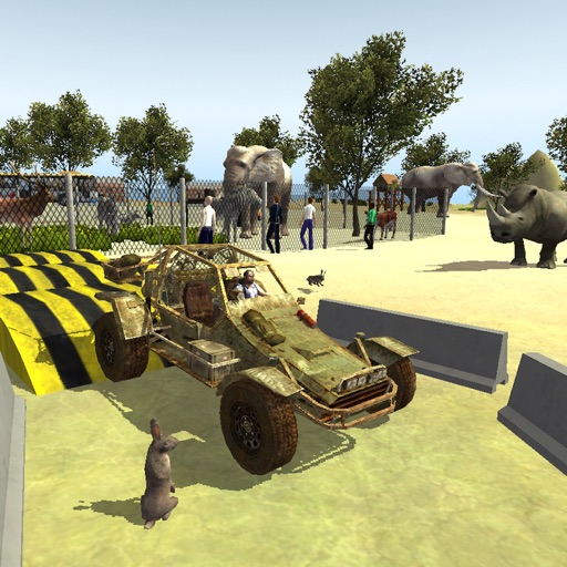 Jungle Monster Jeep Race Parking Challenge iOS App