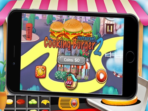 Cooking Burger Restaurant games maker humburger - náhled