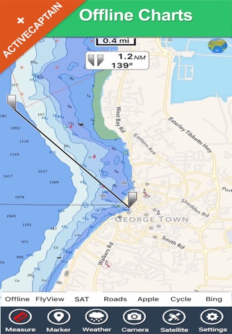 Gran Cayman - GPS Map Navigator screenshot 2