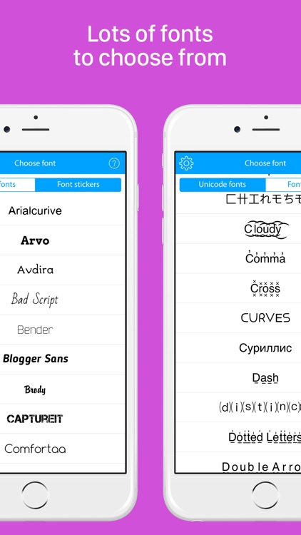 My Fonts - Custom font styles with cool text stickers and emoji