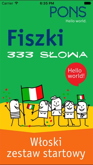 Fiszki 333 słowa - Włoski zestaw startow