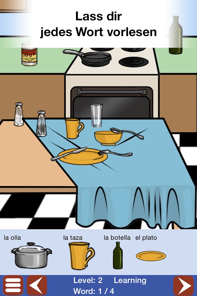 Spanish for Kids: a Learning Story Adventure screenshot 3