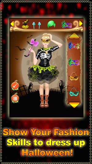 Halloween dress up game - Real Halloween girls(圖3)-速報App