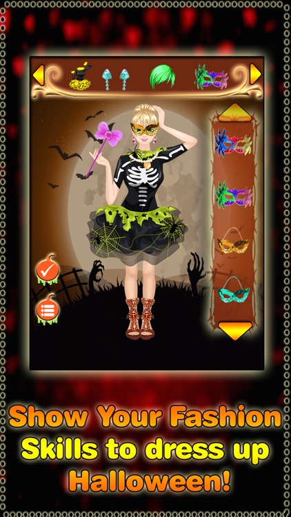 Halloween dress up game - Real Halloween girls