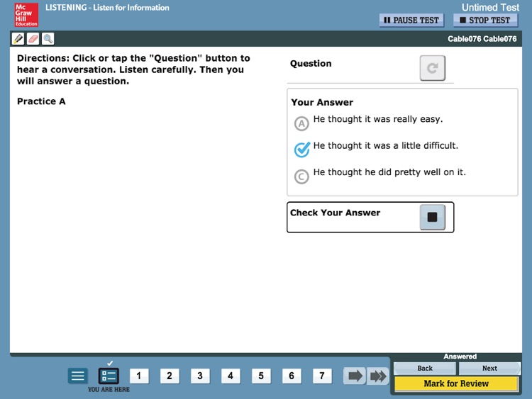 LAS Links Secure Testing App Forms A and C by CTB/McGrawHill