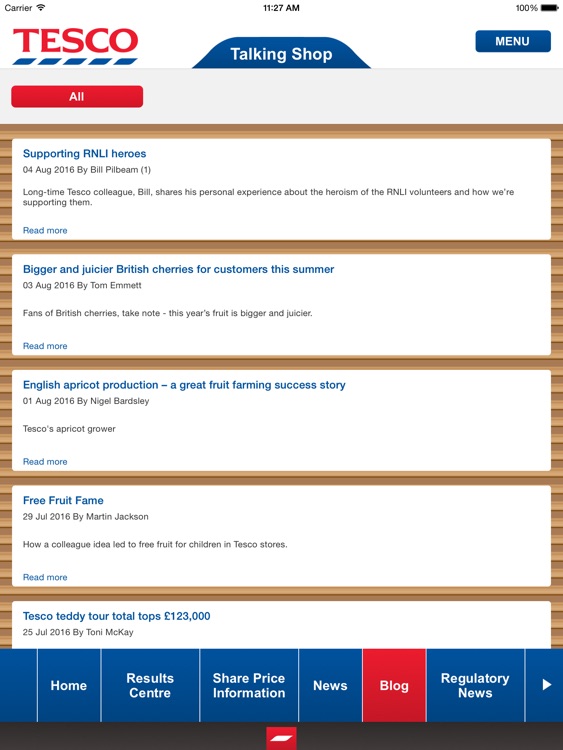 Tesco PLC Investor Relations by Investis