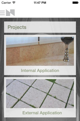 Nassar Stone Application screenshot 2