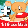 1st grade math games - for learning with santa claus