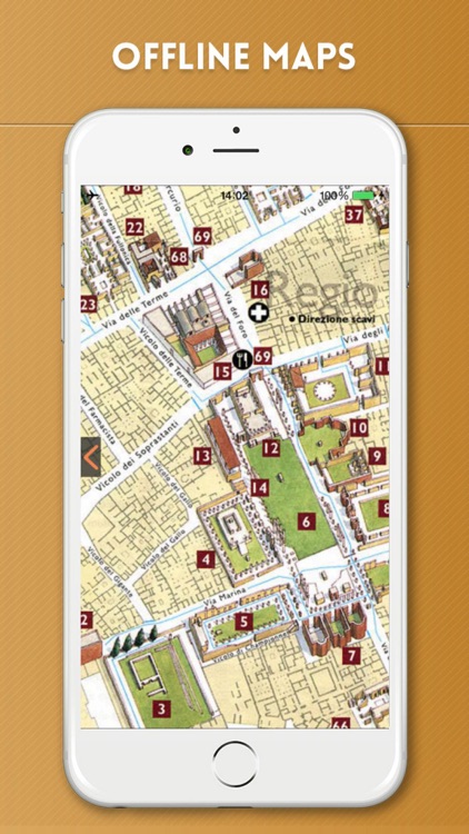 Pompeii Travel Guide with Offline City Street Map screenshot-4