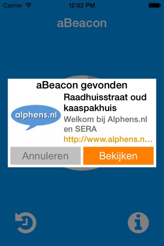 aBeacon screenshot 2