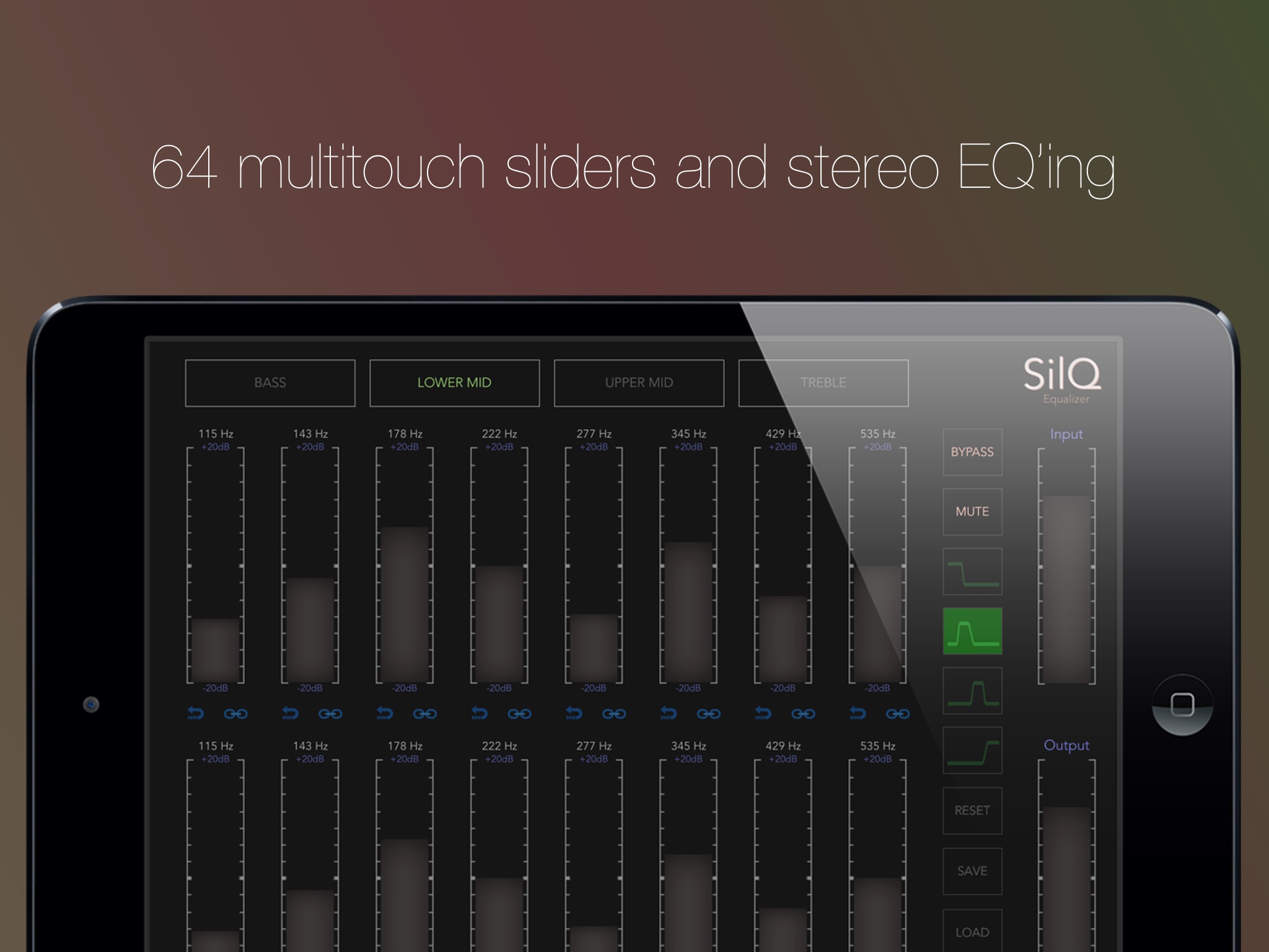 SilQ Equalizer - 32 Band Stereo Equalizer screenshot 2