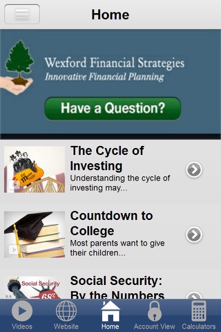 Wexford Financial screenshot 2