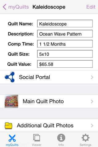 myQuilts screenshot 3