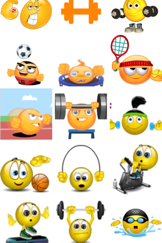 Fitness Emojis screenshot 3