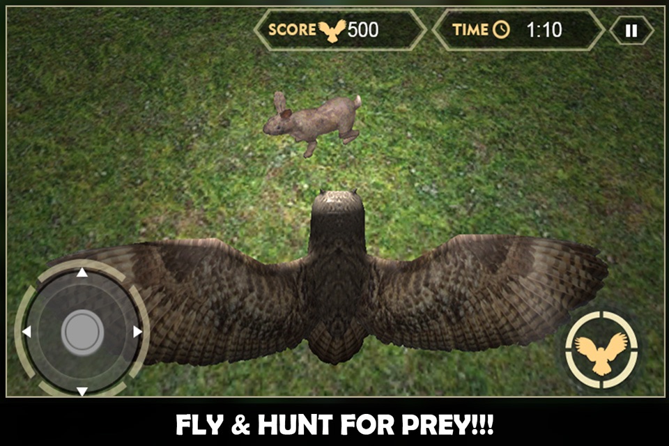 Wild Owl Flying Simulator 3D screenshot 3