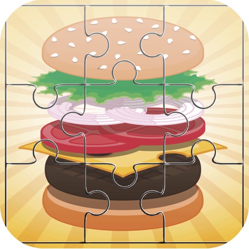 Food Burger Jigsaw - Cooking Puzzles games for adults and kid free Icon