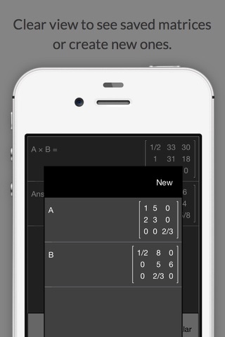 Matrix Calculator +    —Lite Version screenshot 2