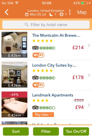 HotelsOne Hotel Reservations screenshot 2