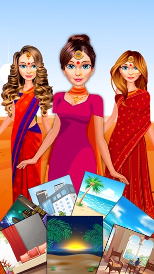 Indian Beauty Makeover Salon- Makeup, Dressup & Spa Games(圖5)-速報App