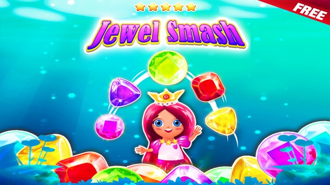 Jewel's Smash Match-3 - diamond game and kids digger's mania(圖1)-速報App