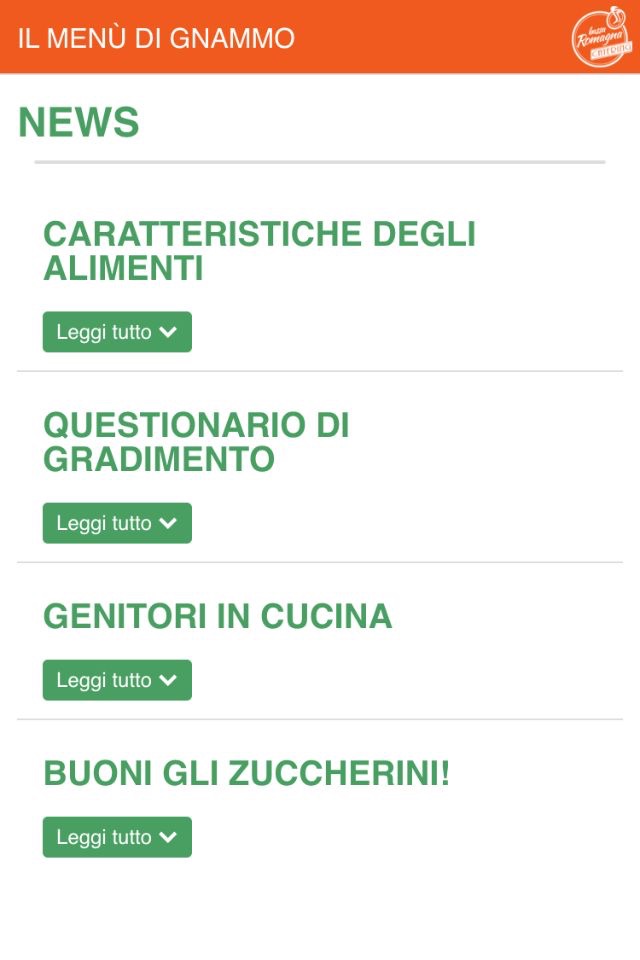 Bassa Romagna Catering Menu screenshot 3