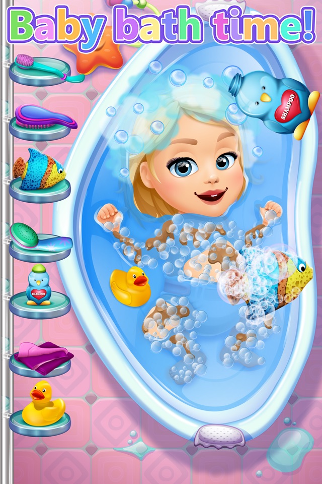 Baby Girl Care Story - Family & Dressup Kids Games screenshot 4