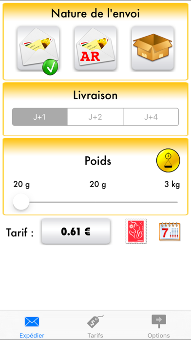 How to cancel & delete Calcul de vos tarifs d'affranchissement postaux : courriers et colis from iphone & ipad 2