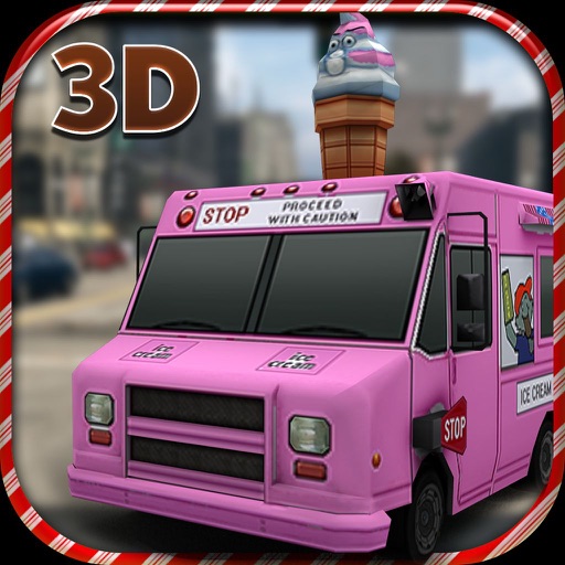 Ice Cream Truck Simulator 3D - fun filled crazy icecream truck simulation and parking game for drivers icon