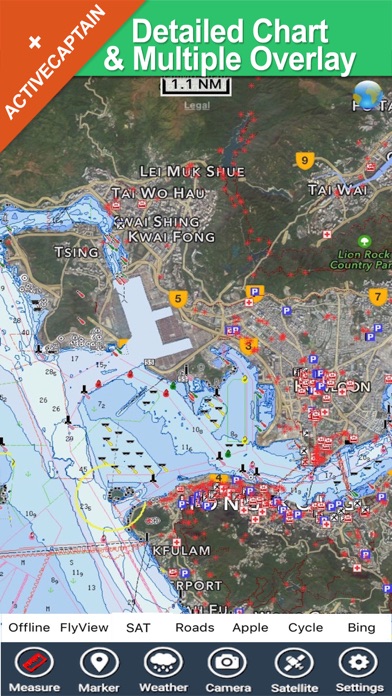 Hong Kong - GPS Map Navigatorのおすすめ画像1