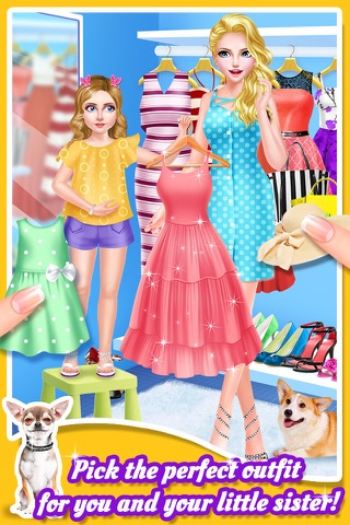 Sweet Sisters Cute Pet Salon - Spa, Makeup & Dressup Game for Girls screenshot 4